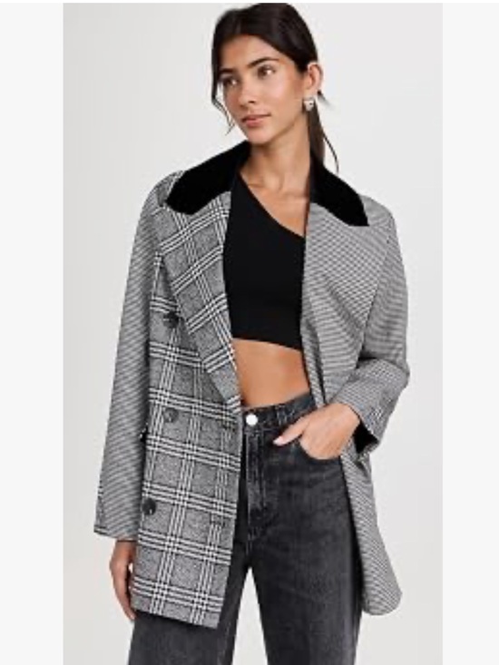 Anthropologie Jackets & Blazers - NWT Anthropologie size XS double breasted blazer in plaid by Avec Les Filles